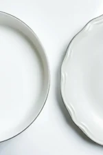 24 Cm Derin GÜMÜŞ Porselen Salata Kasesi - Görsel 2