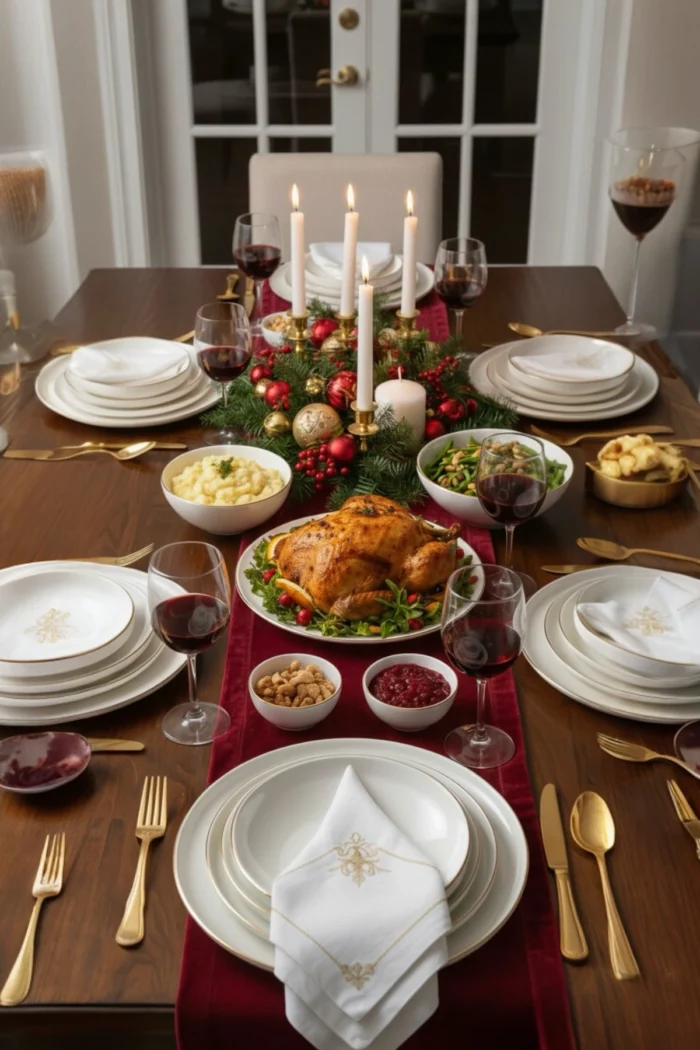 Lüks Altın Yaldız File Desenli Modern Porselen Yemek Takımı 24 parça 6 Kişilik Timeless Design - Görsel 4