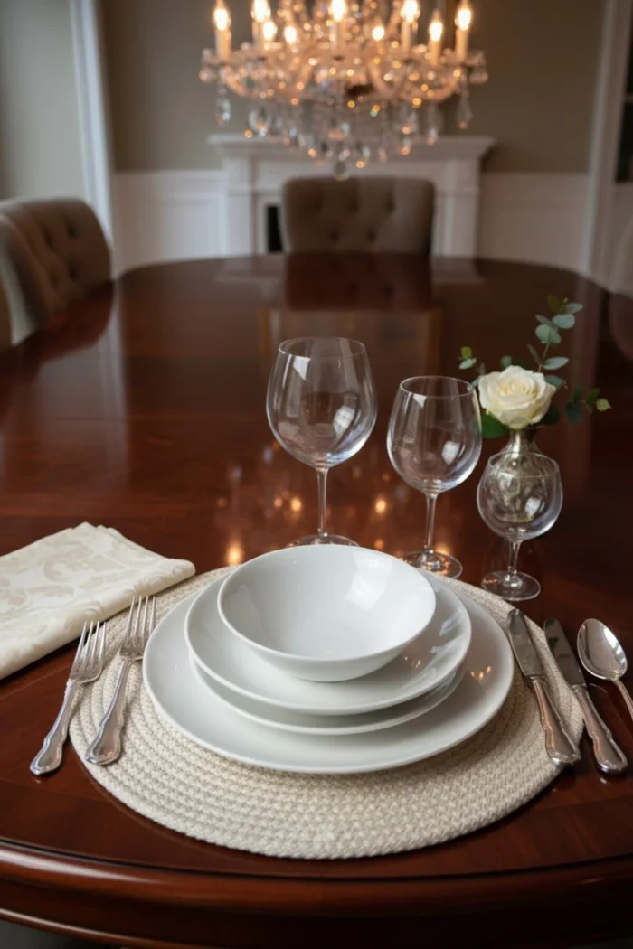 Porselen Soft Gümüş Yemek Takımı | Günlük ve Misafir 24 Parça - Görsel 4