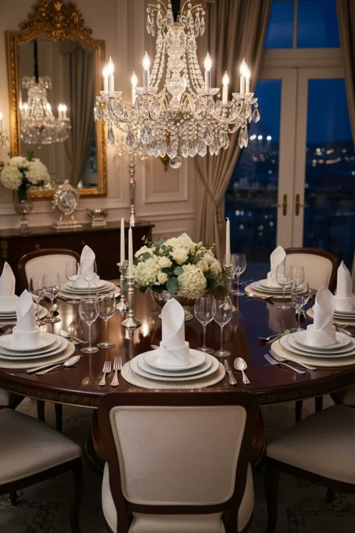 Porselen Soft Gümüş Yemek Takımı | Günlük ve Misafir 24 Parça - Görsel 6