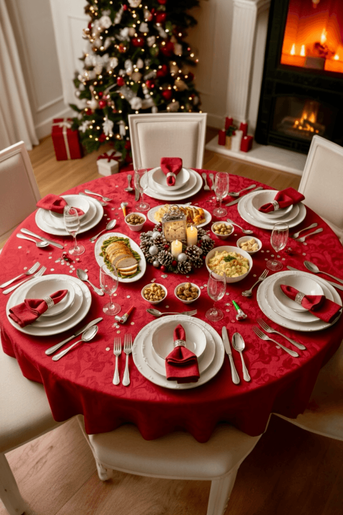 Gümüş File 24 Parça Yemek Takımı Kütahya Home | 6 Kişilik Lüks Sofra Takımı - Görsel 4