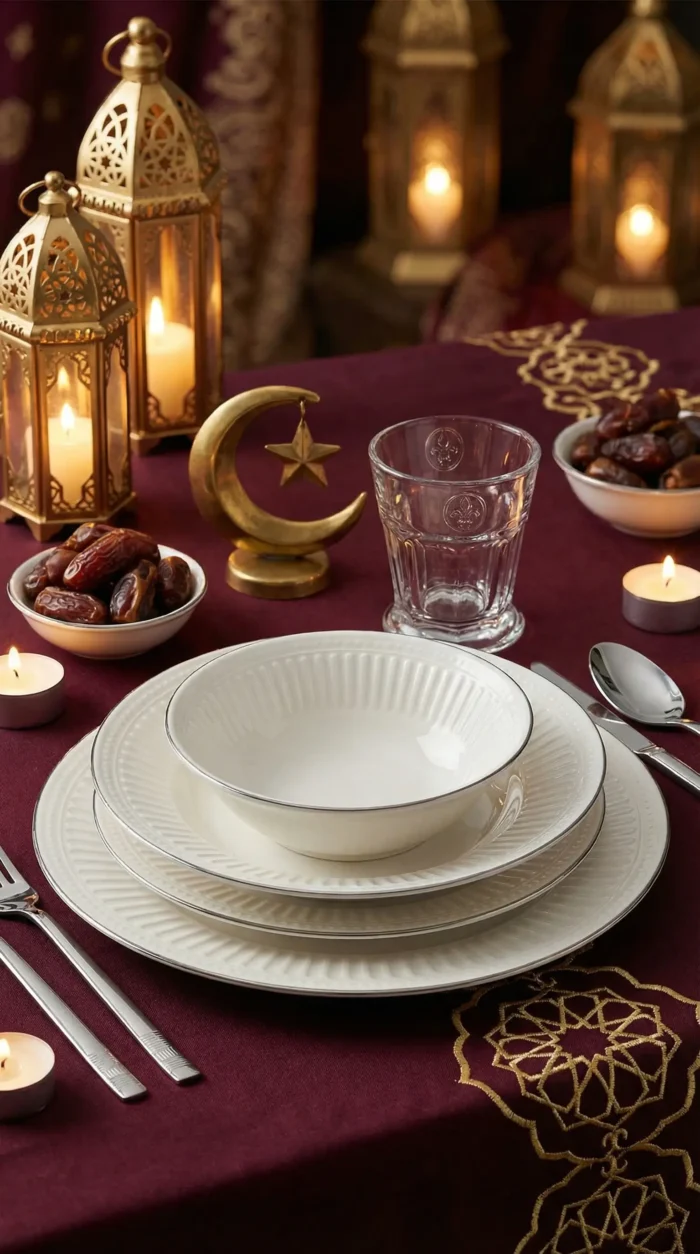 Valencia Gümüş Yaldızlı 24 Parça Porselen Yemek Takımı - Görsel 2