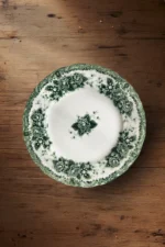 Green Romance 24 Parça Desenli Porselen Yemek Takımı - Görsel 11