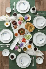 Herbal Porselen Kahvaltı Takımı 22 Parça 6 Kişilik - Görsel 4