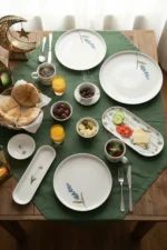 Herbal Porselen Kahvaltı Takımı 22 Parça 6 Kişilik - Görsel 5