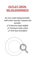 OUTLET Timeless Elegance Yemek Takımı 24 Parça Gümüş Lüks Modern - Görsel 5