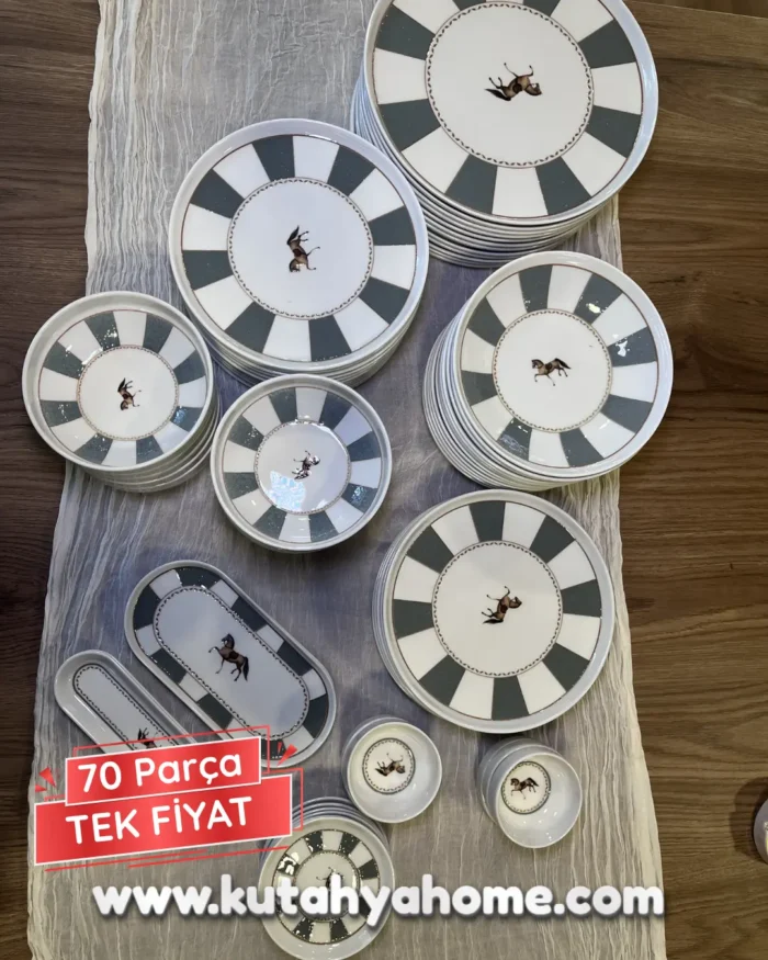 Romeo 12 Kişilik 70 Parça Yemek - Kahvaltı Seti - Görsel 10
