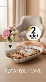 2 adet 29CM Seramik Gondol Kayık Tabak