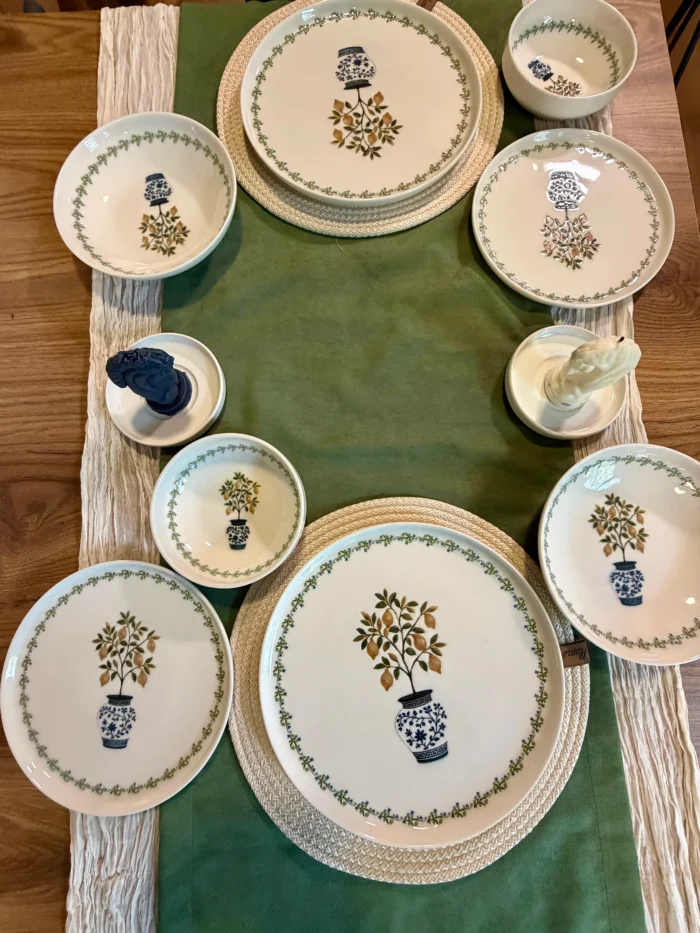Green ART 2 Kişilik Porselen Yemek Takımı - Görsel 3