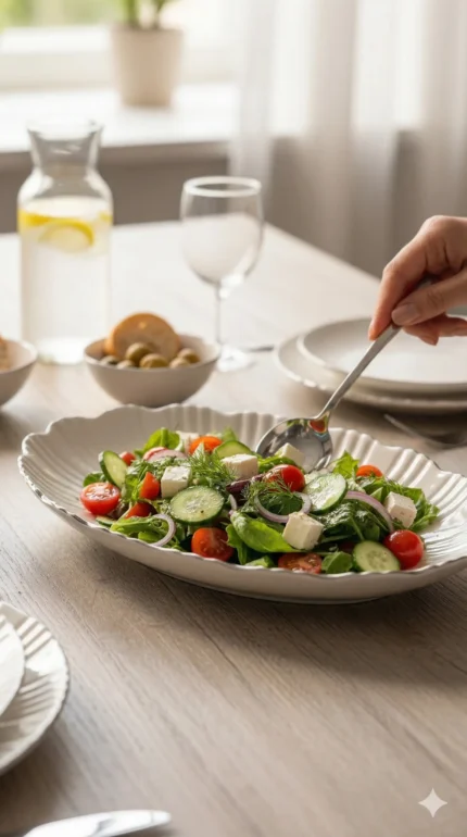 2 adet 25CM Gümüş Kayık Tabak Timeless Elegance Serisi