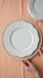 Pearl 24 Parça KREM Porselen Yemek Takımı - Görsel 5