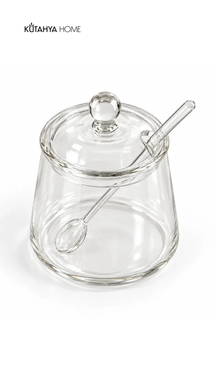 Efsane Cam Kaşıklı Şekerlik 450 Ml - Görsel 2